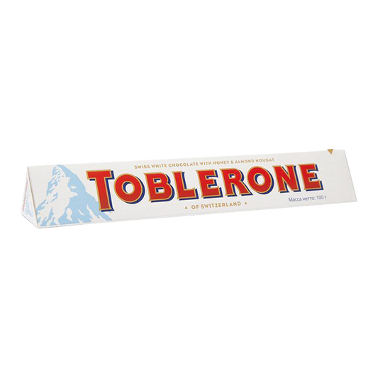 Toblerone Swiss White Chocolate With Honey & Almond Nougat