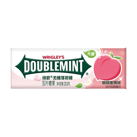 Wrigley's Doublemint Peach Flavor