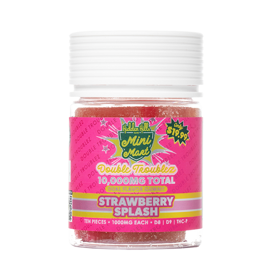 Hidden Hills Double Troublez Dual Flavor Gummies 10ct