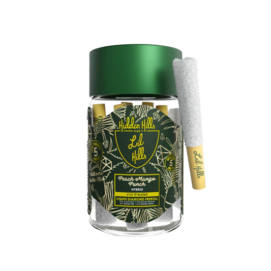 3.5G Hidden Hills Lil Hills VVS Diamond Infused Pre Roll 5ct.