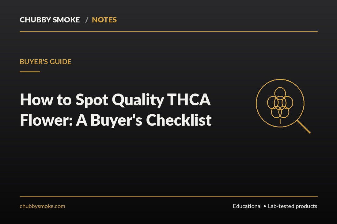 How to Spot Quality THCA Flower: A Buyer's Checklist
