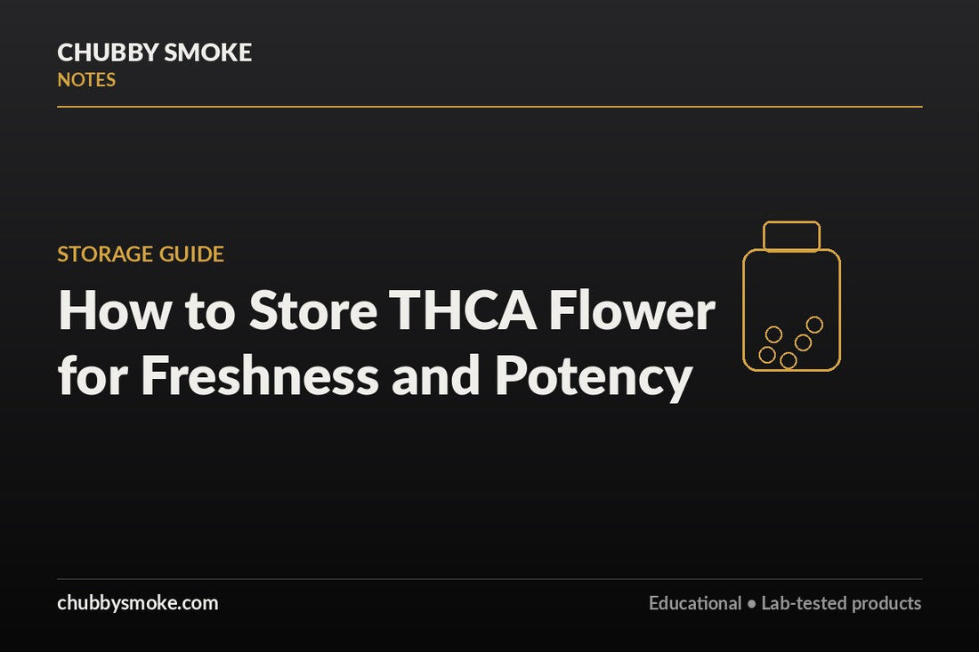 How to Store THCA Flower So It Stays Fresh and Potent