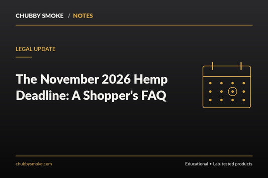 The November 2026 Hemp Deadline: A Shopper's FAQ