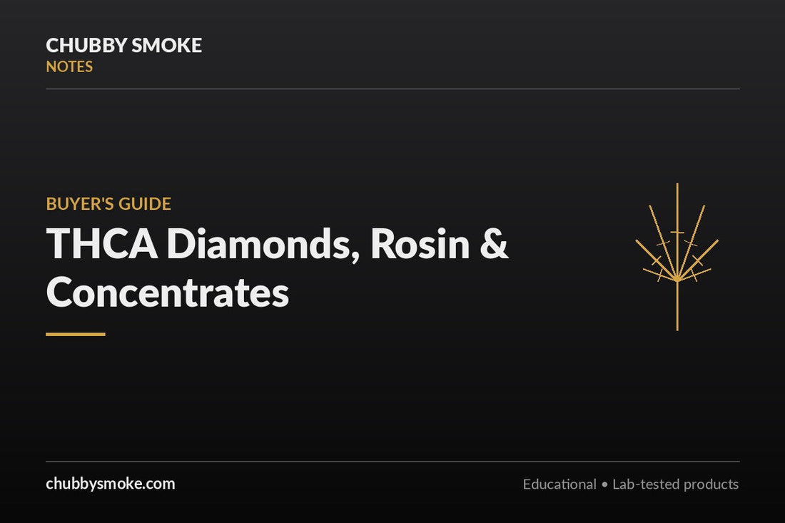 THCA Diamonds, Rosin, and Concentrates: A Beginner's Guide