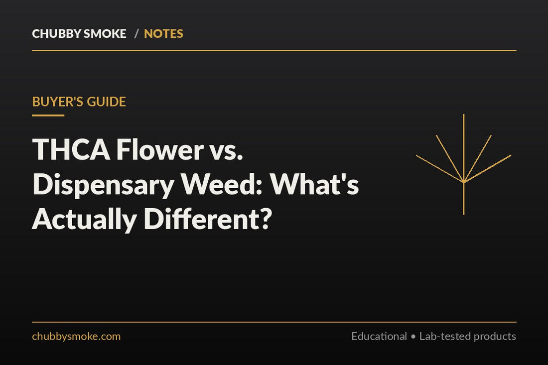 THCA Flower vs. Dispensary Weed: What's Actually Different?