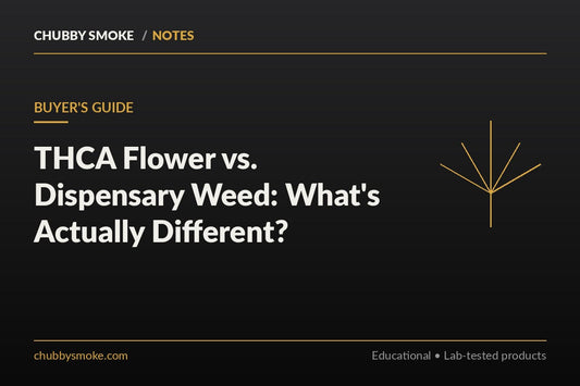 THCA Flower vs. Dispensary Weed: What's Actually Different?