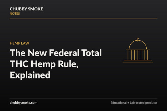 The New Federal "Total THC" Hemp Rule, Explained