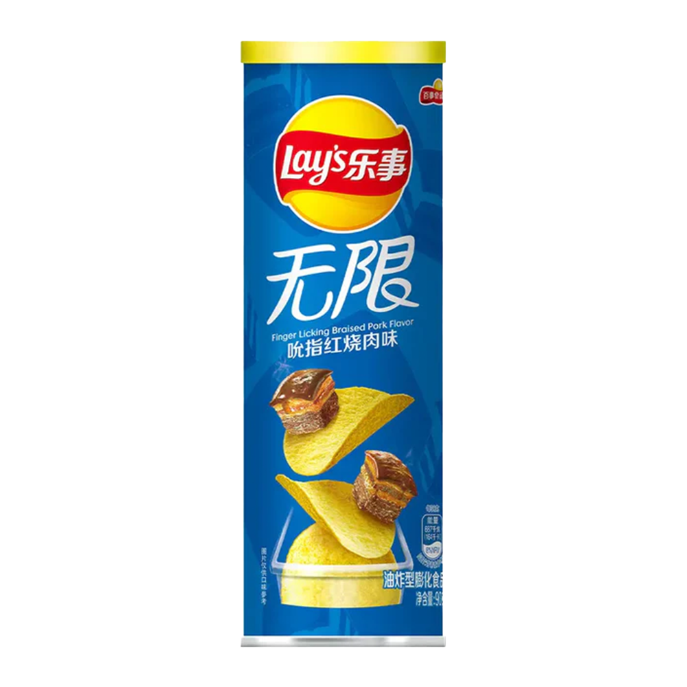 Lays Stax Finger Licking Braised Pork