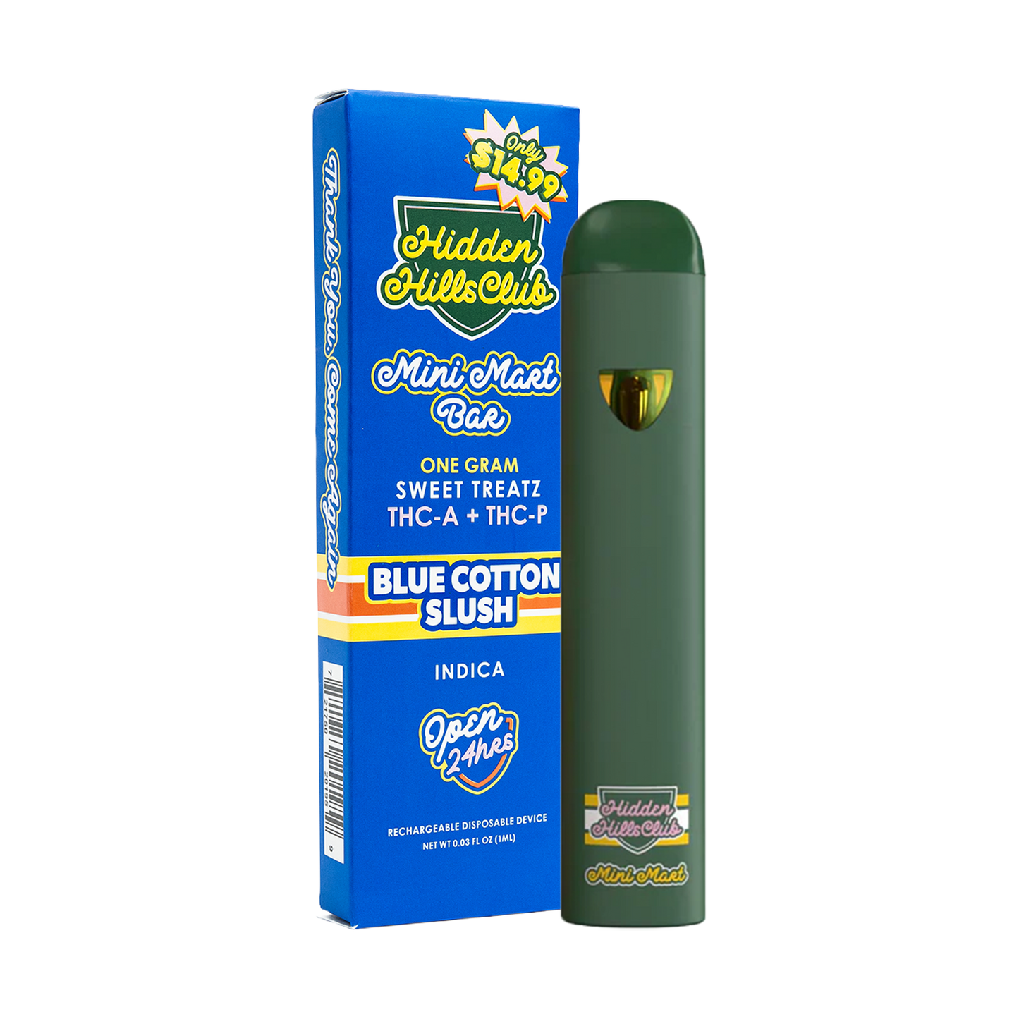 1G Hidden Hills Mini Mart Bar Disposable