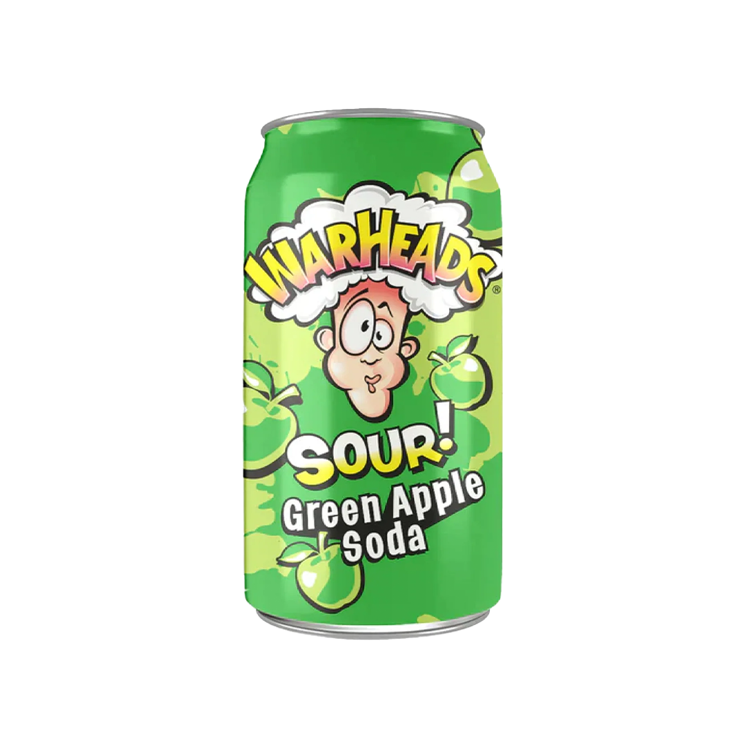 Warheads Sour Green Apple 355ml
