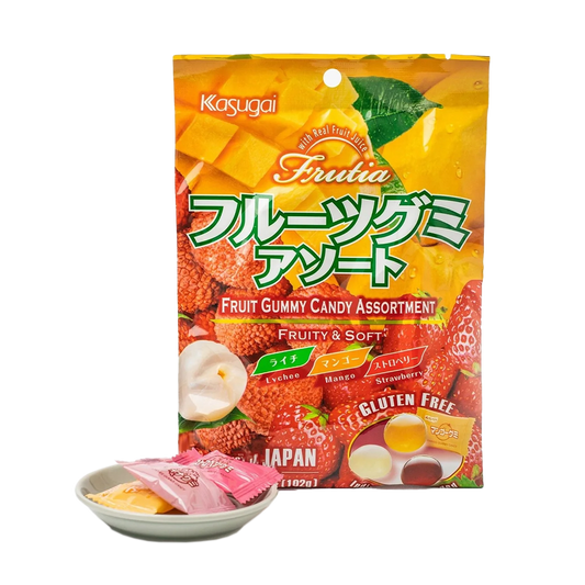 Kasugai Lychee Mango Strawberry Gummies
