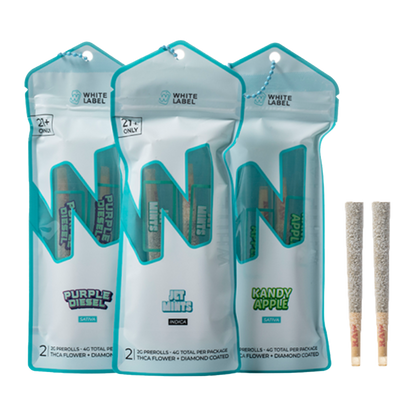 4G White Label Pre Rollz 2PK