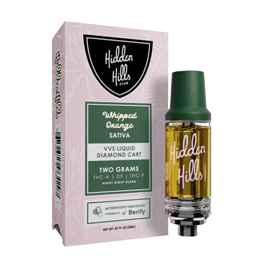 Hidden Hills 2G VVS Live Resin Cartridges