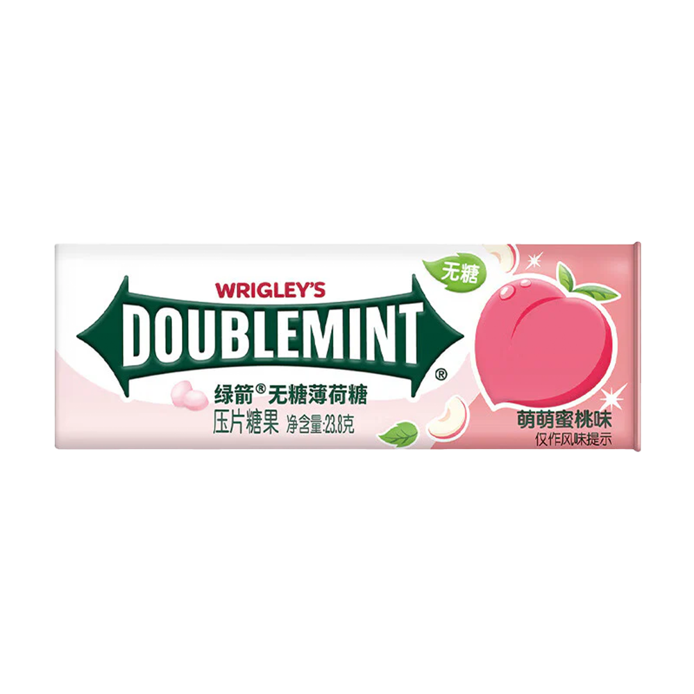 Wrigley's Doublemint Peach Flavor