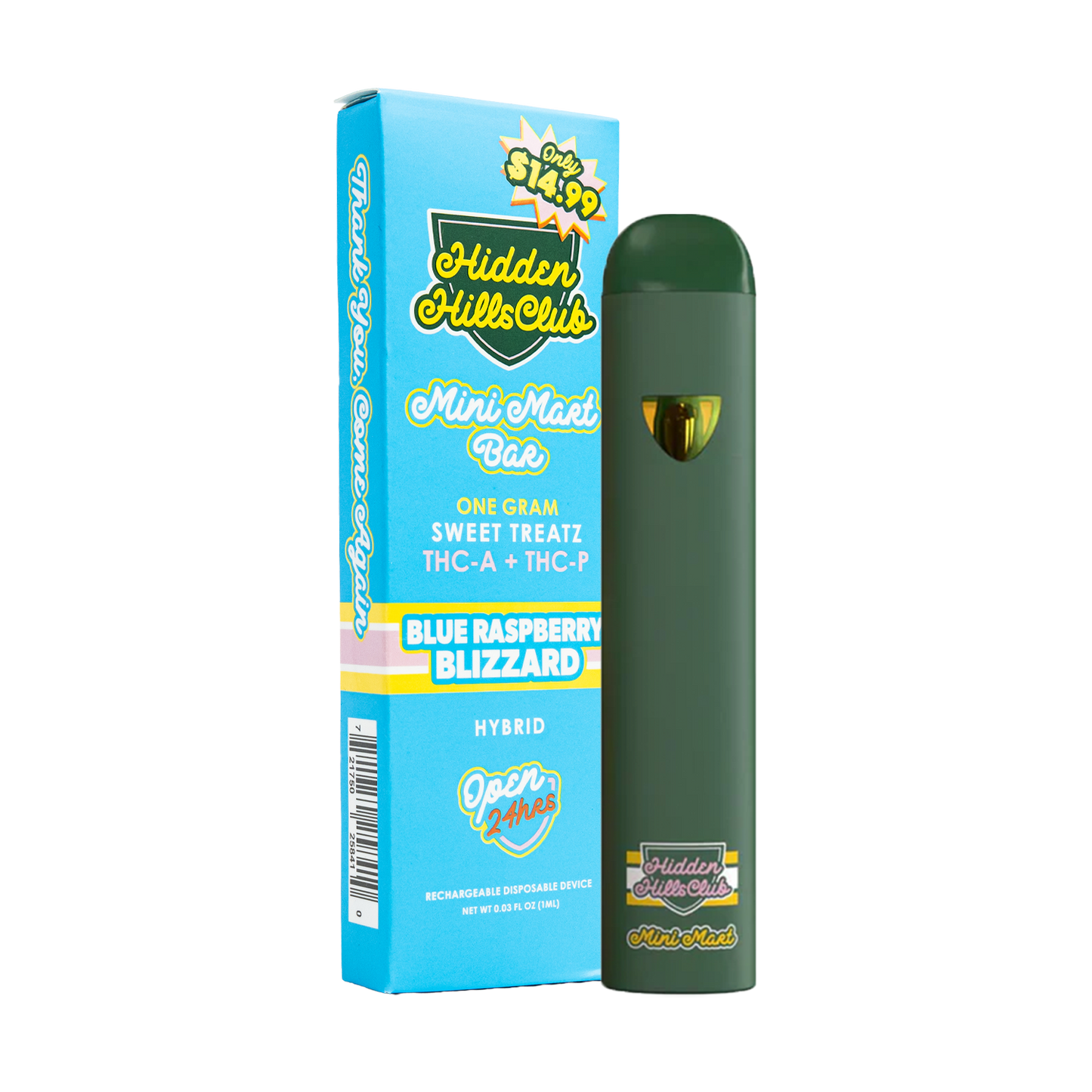 1G Hidden Hills Mini Mart Bar Disposable