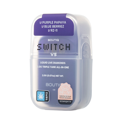 2G Boutiq Switch Triple Tank Liquid Diamond Disposable V5
