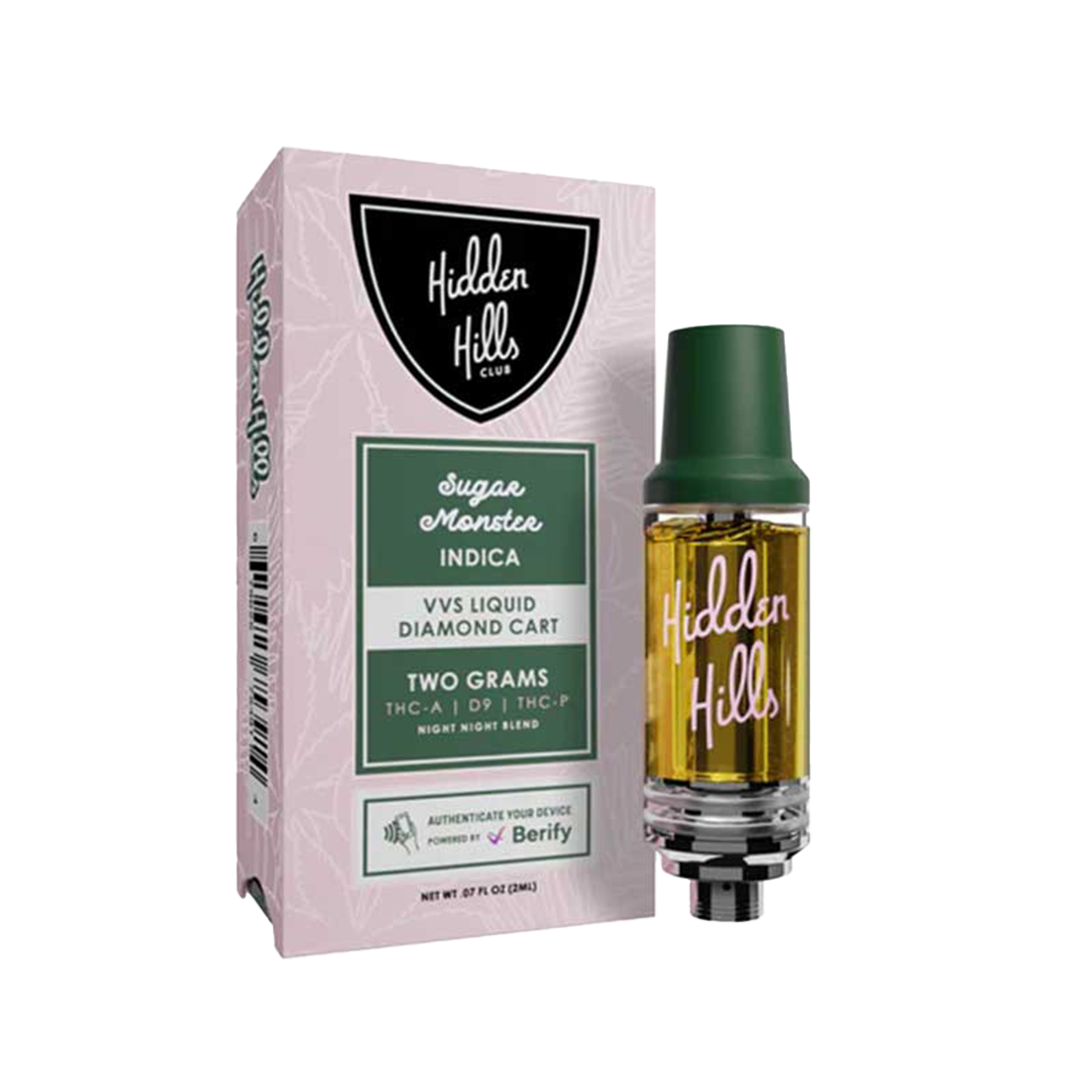 Hidden Hills 2G VVS Live Resin Cartridges