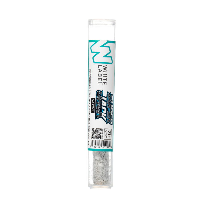 2G White Label Diamond Coated Pre Roll 1ct.