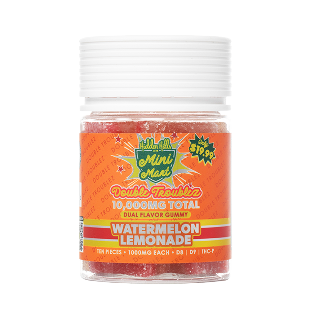 Hidden Hills Double Troublez Dual Flavor Gummies 10ct