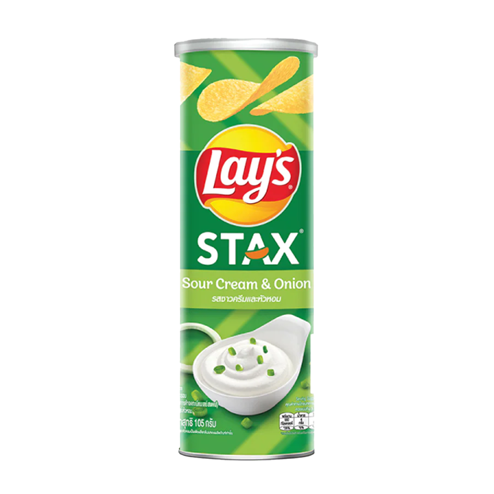 Lays Stax Sour Cream & Onion (Indonesia)