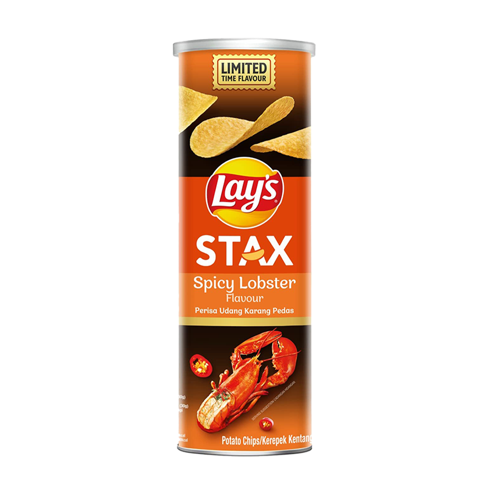 Lays Stax Spicy Lobster (Indonesia)