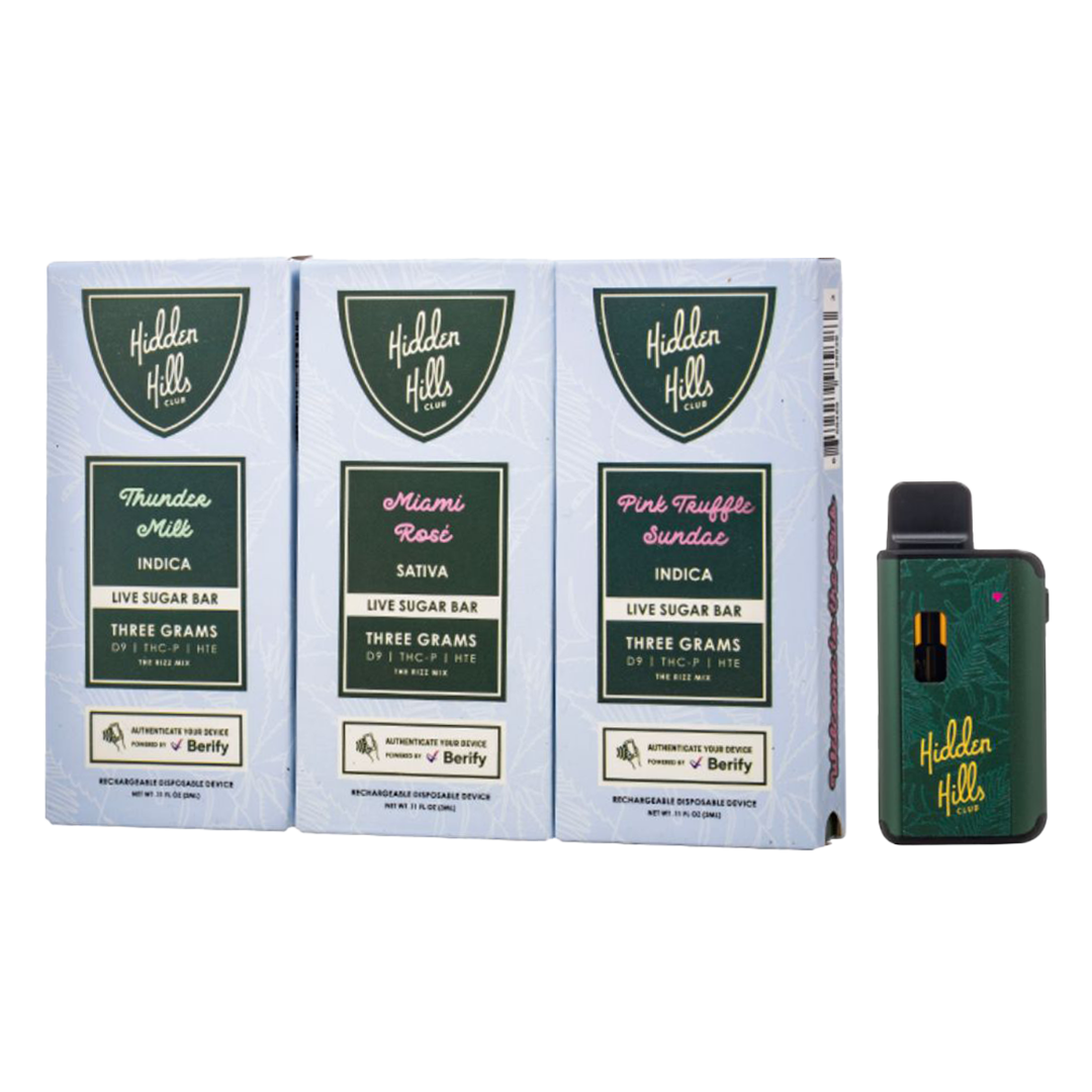 3G Hidden Hills Live Sugar Disposable
