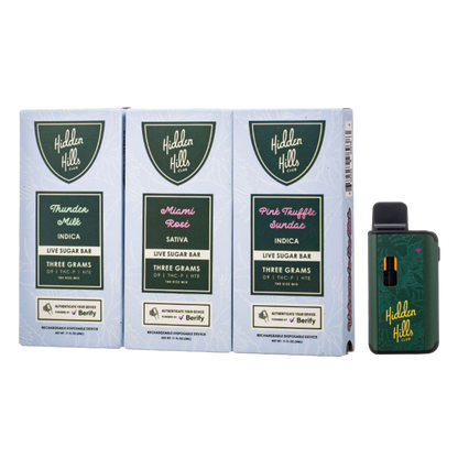 3G Hidden Hills Live Sugar Disposable