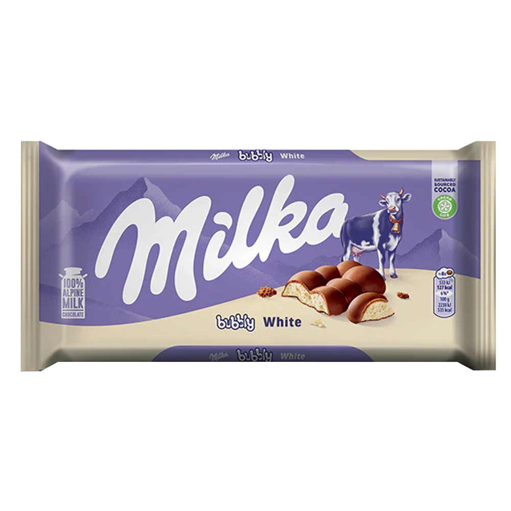 Milka Bubbly White Chocolate (Germany)