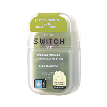 2G Boutiq Switch Triple Tank Liquid Diamond Disposable V5