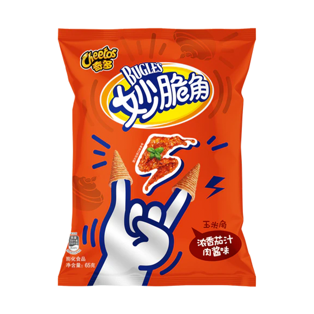 Cheetos Bugles Tomato Sauce Bolognese