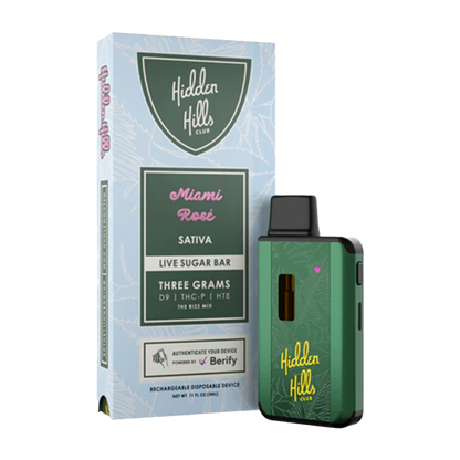 3G Hidden Hills Live Sugar Disposable
