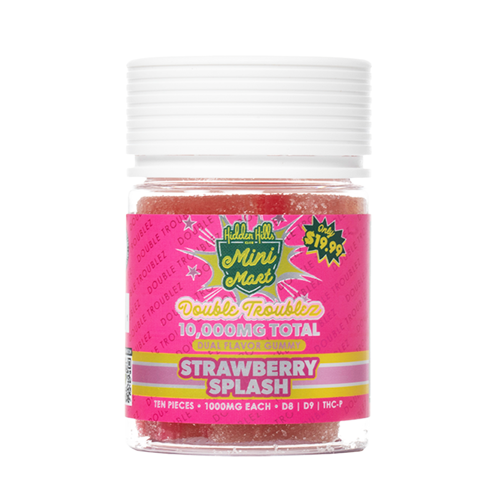 Hidden Hills Double Troublez Dual Flavor Gummies 10ct