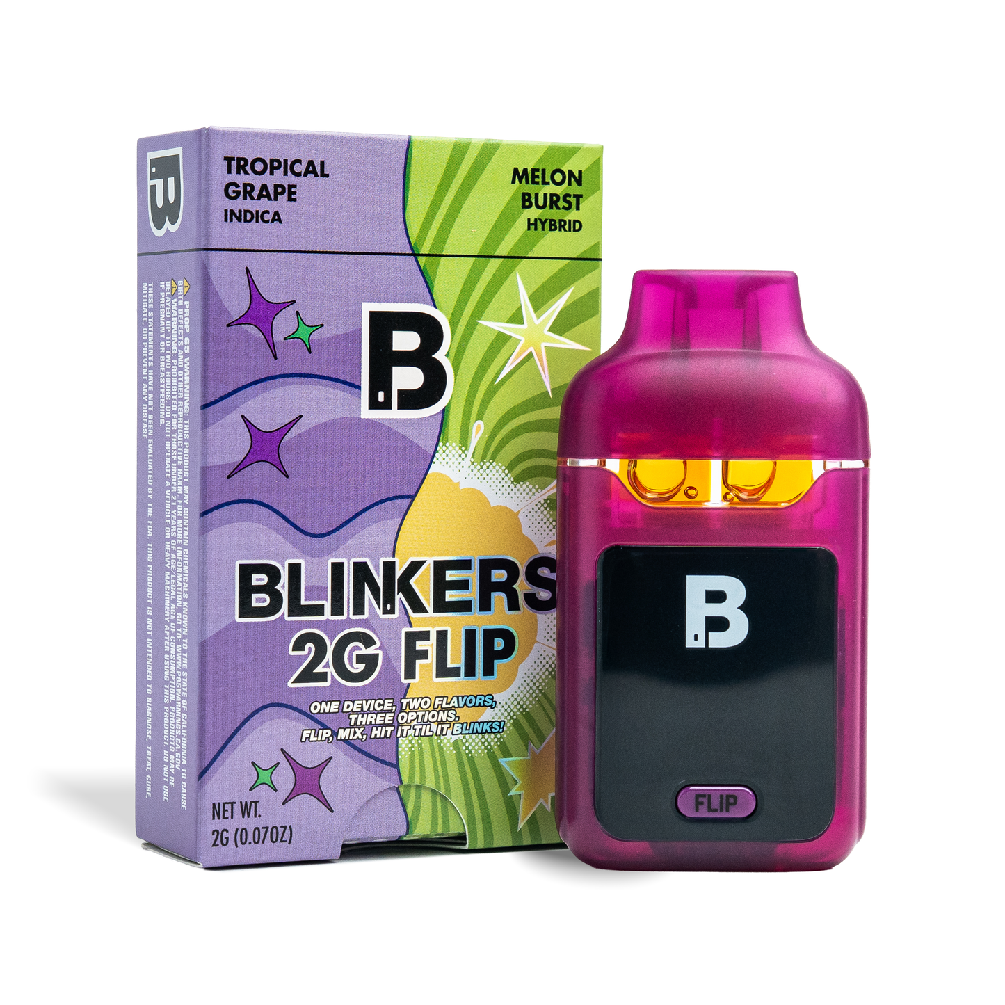 2G Blinkers Flip Dual Chamber Disposable