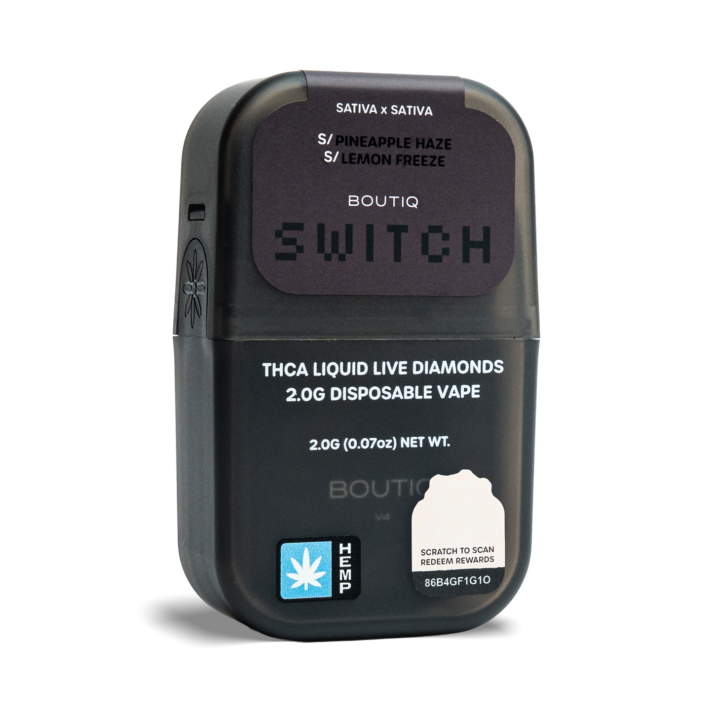 2G Boutiq Switch Liquid Diamond Disposable