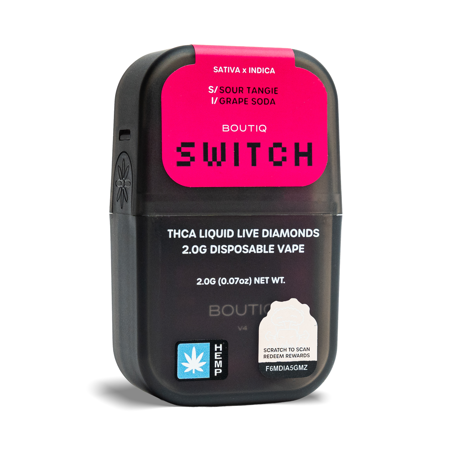 2G Boutiq Switch Liquid Diamond Disposable