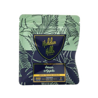 Hidden Hills 1000MG Fresh Frozen Heady Blend Gummies 2ct