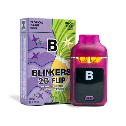 2G Blinkers Flip Dual Chamber Disposable Chubby Smoke 2G Blinkers Flip Dual Chamber Disposable Chubby Smoke