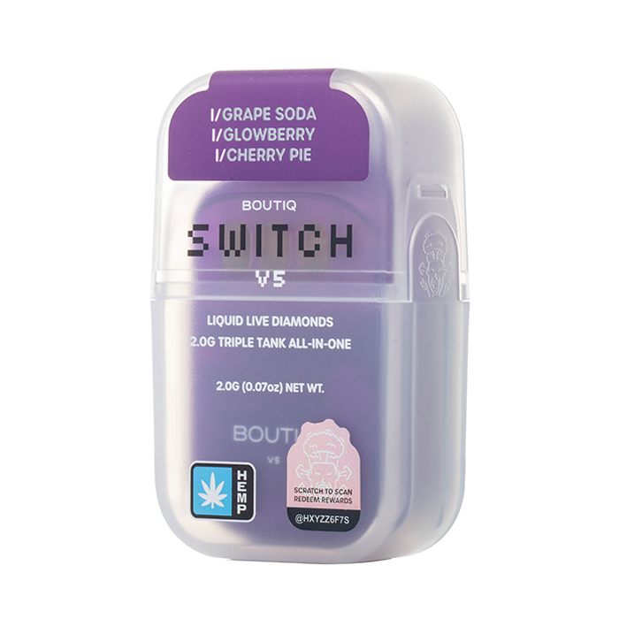 2G Boutiq Switch Triple Tank Liquid Diamond Disposable V5