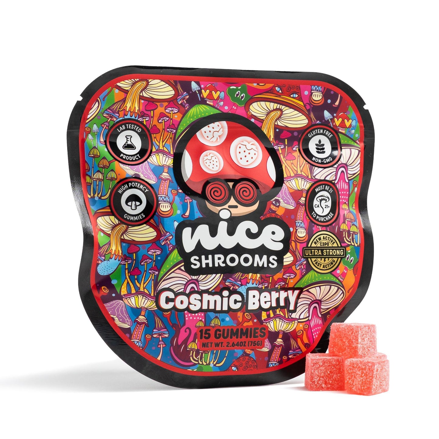 Nice Shroom To-Go Gummies 15pc