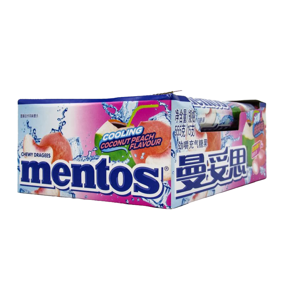 Mentos Coconut Peach Mint Candy
