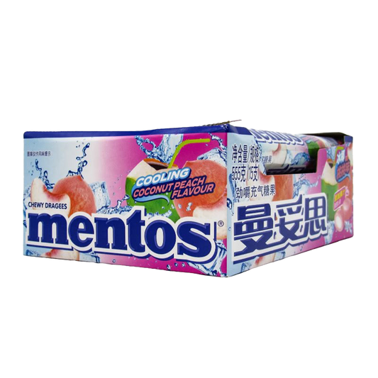 Mentos Coconut Peach Mint Candy