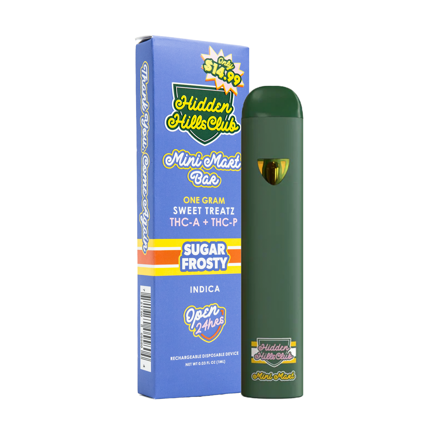 1G Hidden Hills Mini Mart Bar Disposable