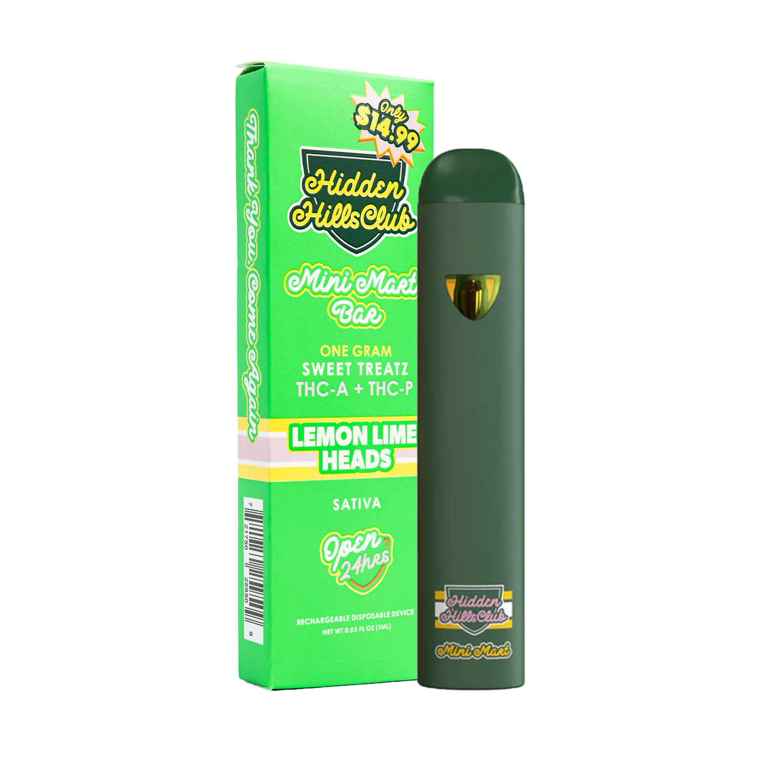 1G Hidden Hills Mini Mart Bar Disposable Chubby Smoke 1G Hidden Hills Mini Mart Bar Disposable Chubby Smoke