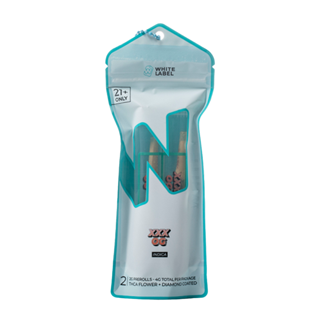 4G White Label Pre Rollz 2PK