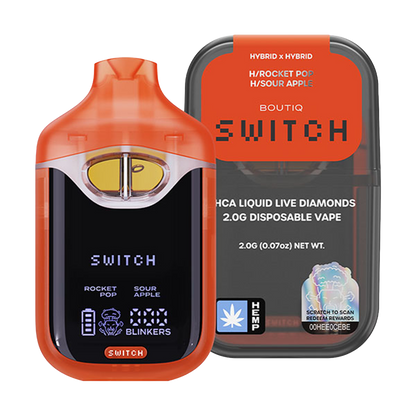 2G Boutiq Switch Liquid Diamond Disposable