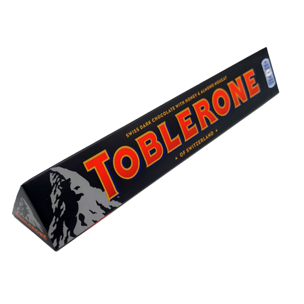 Toblerone Dark Chocolate with Honey & Almond Nougat