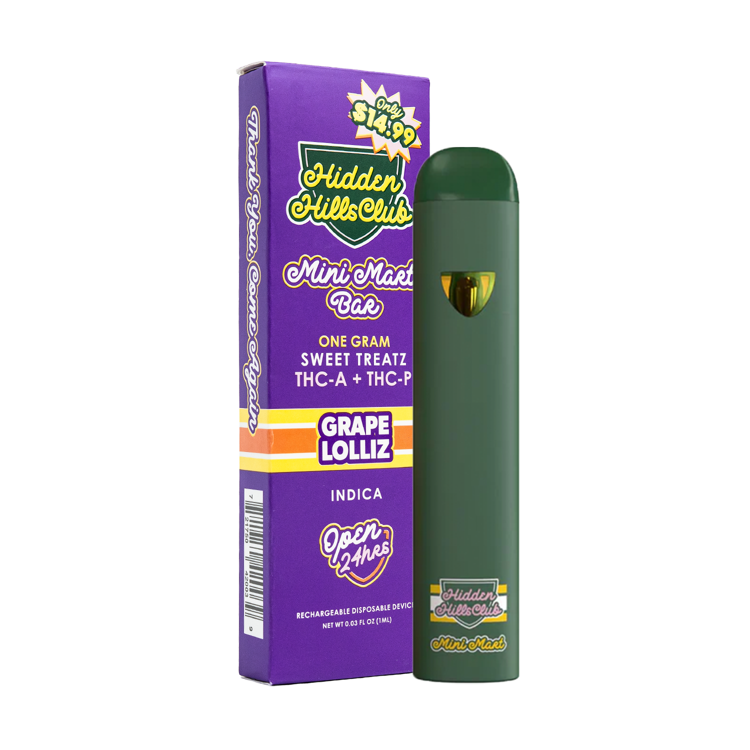 elf bar vape uk Hidden Hills Vape Disposable Pen | 2g main image 0